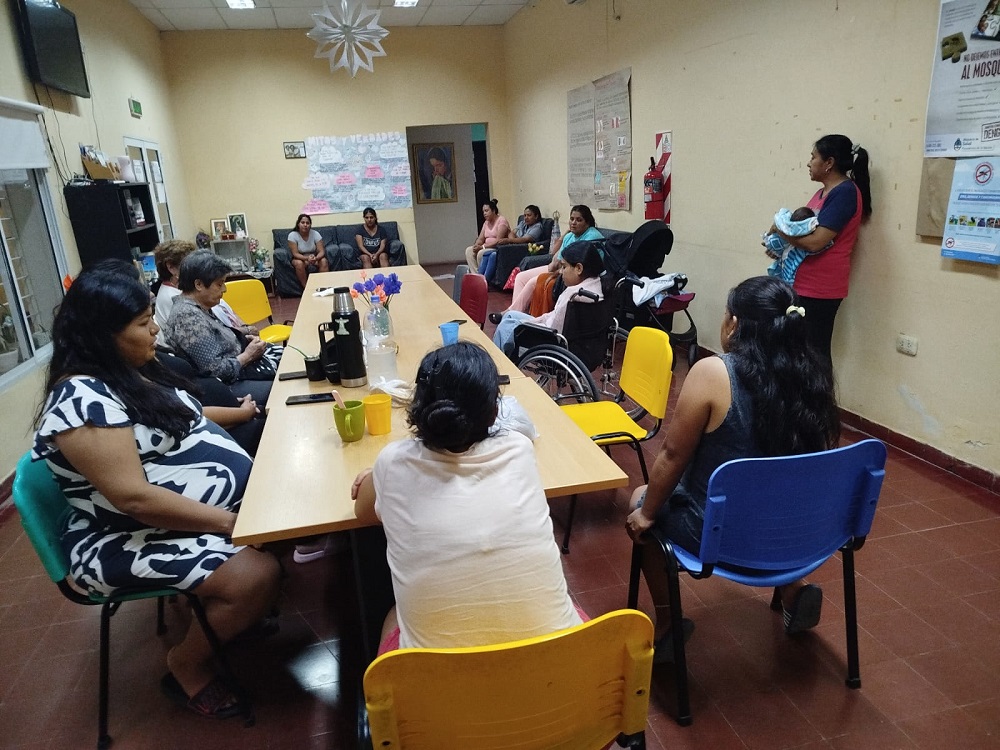 María Solidaria visitó la Maternidad